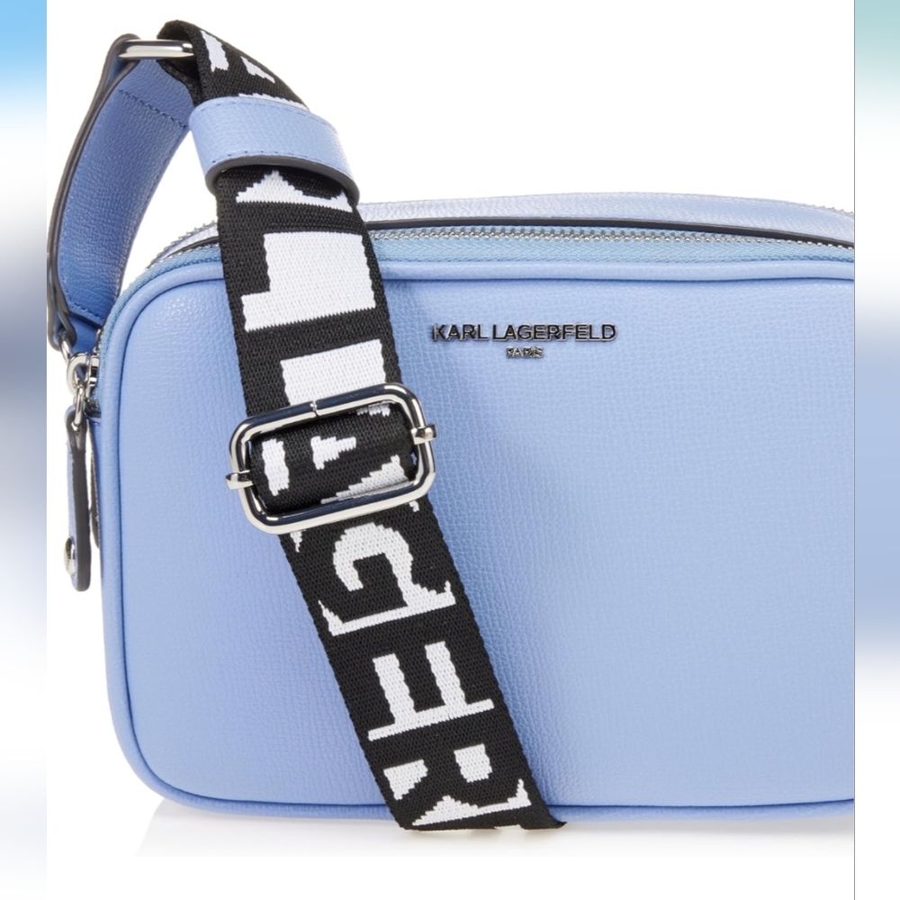KARL LAGERFELD Maybelle Solid Crossbody NWT - Picture 4 of 16